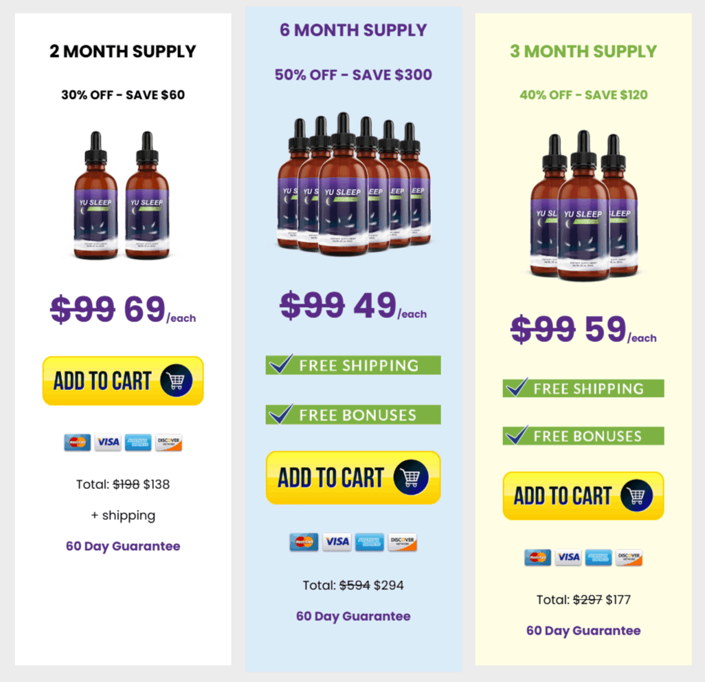 Yu Sleep Supplement Price